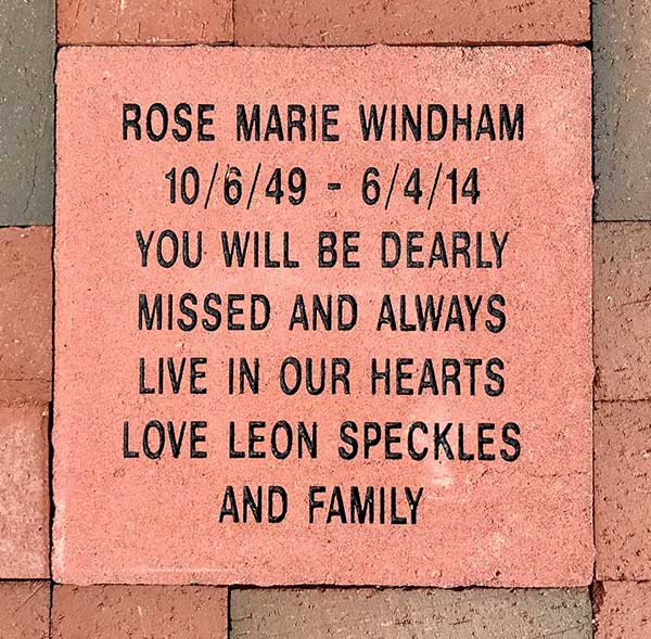 $500 Brick Donation