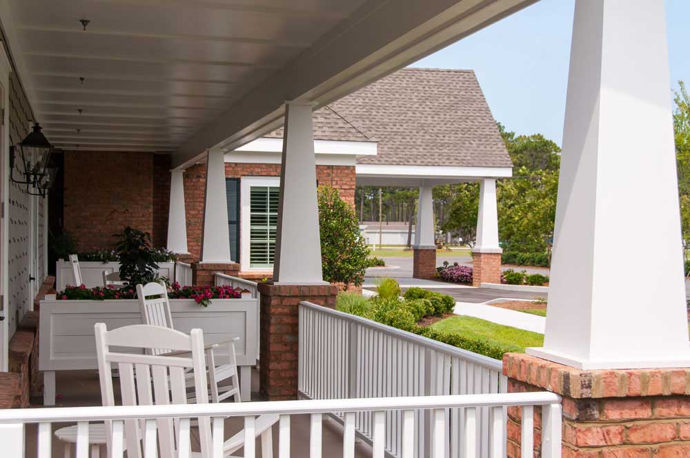 Entrance Crystal Coast Hospice House